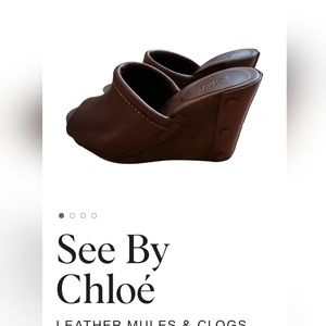 See by Chloe Mules- size 38 EU